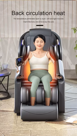 ホット販売調整可能な 2D マルチモードフルボディエアバッグカバーマッサージリクライニング電動バック加熱湿布フットスパマッサージチェア